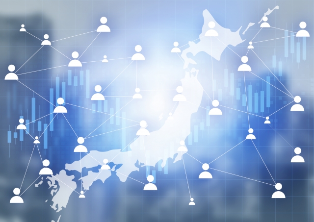 ビジネスと人のつながりをイメージした画像