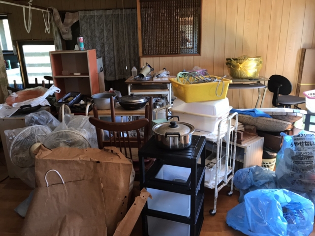 残置物がある部屋