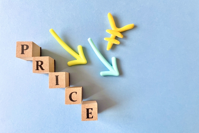 値下がりのイメージ