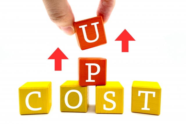 COST　UPの文字列
