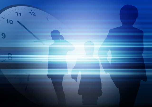 時間とビジネスマン